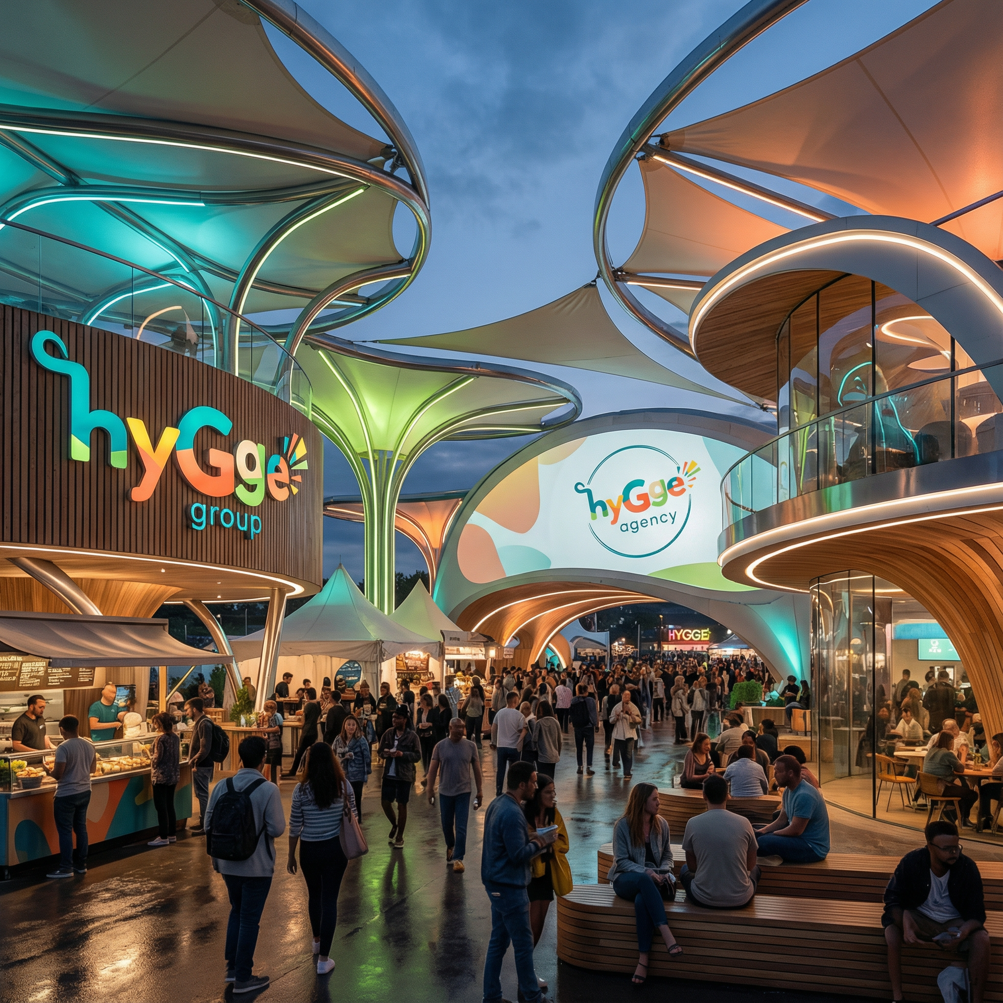 HYGGE branded event and festival space